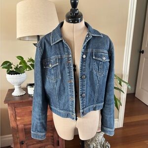 Ann Taylor Loft Jean Jacket size 8